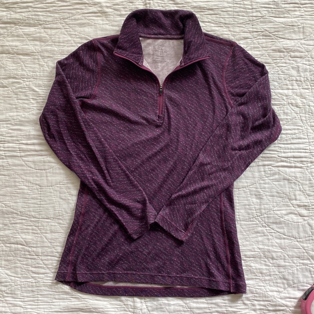 WOOLX Merino 1/4 Zip Longsleeve